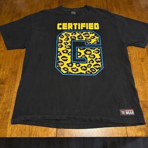 WWE WWF Enzo Amore Big Cass Certified G T-Shirt Tee Men's XL Black Authentic